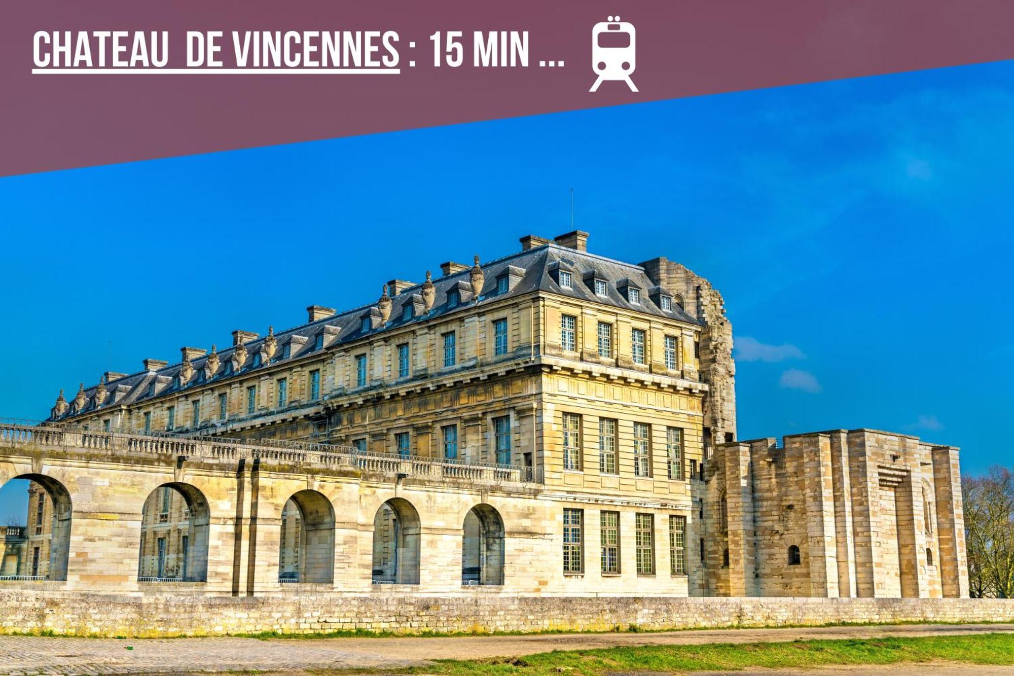 Ferienwohnung Le Terracotta - T2 Design - Metro, Rer & Jardin Vincennes Exterior foto